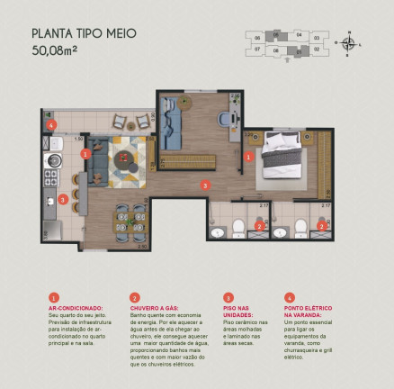 Imagem Imóvel com 2 Quartos à Venda, 50 m² em City Ribeirão - Ribeirão Preto Imagem Imóvel com 2 Quartos à Venda, 50 m² em City Ribeirão - Ribeirão Preto