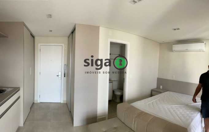 Imagem Apartamento com 1 Quarto à Venda, 33 m² em Brooklin - São Paulo Imagem Apartamento com 1 Quarto à Venda, 33 m² em Brooklin - São Paulo