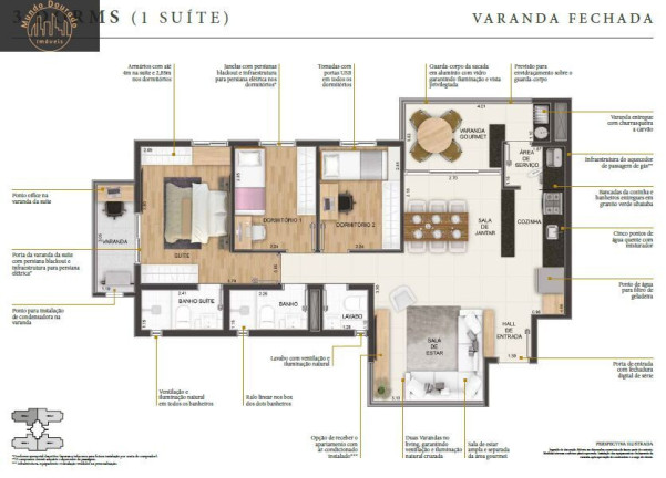 Imagem Apartamento com 3 Quartos à Venda, 83 m² em Centro - Santo André