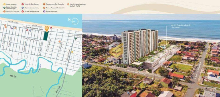 Imagem Apartamento com 2 Quartos à Venda, 53 m² em Itapema Do Sai Ii - Itapoá