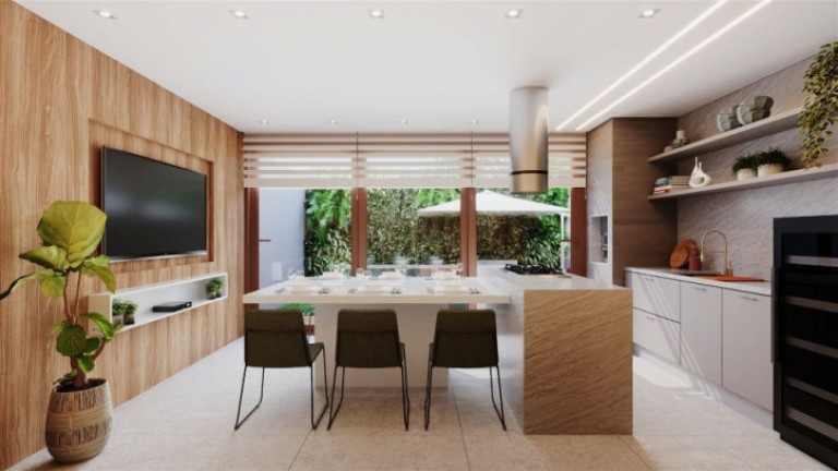 Imagem Casa de Condomínio com 3 Quartos à Venda, 187 m² em Mercês - Curitiba