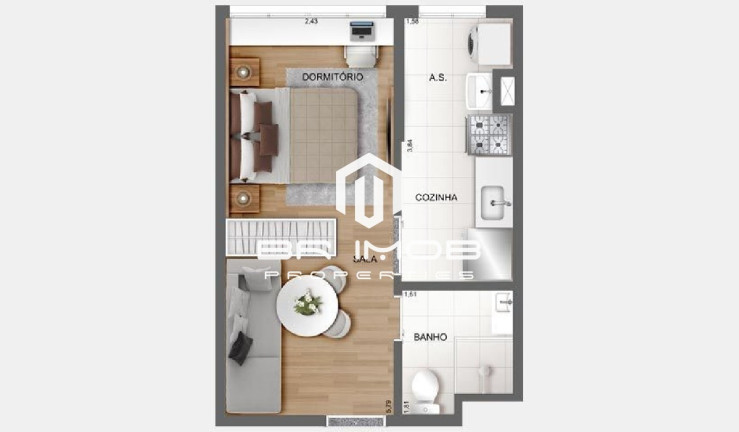 Imagem Imóvel com 1 Quarto à Venda, 26 m² em Brás - São Paulo Imagem Imóvel com 1 Quarto à Venda, 26 m² em Brás - São Paulo