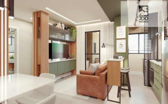 Imagem Apartamento com 2 Quartos à Venda, 62 m² em Novo Mundo - Curitiba Imagem Apartamento com 2 Quartos à Venda, 62 m² em Novo Mundo - Curitiba