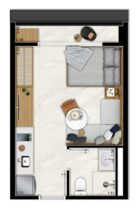 Imagem Apartamento à Venda, 22 m² em Vila Mariana - São Paulo