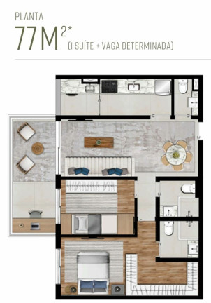 Imagem Apartamento com 2 Quartos à Venda, 77 m² em Pinheiros - São Paulo Imagem Apartamento com 2 Quartos à Venda, 77 m² em Pinheiros - São Paulo