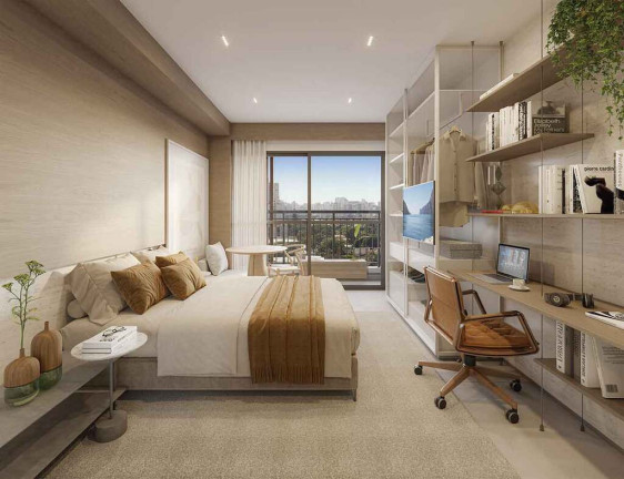 Imagem Imóvel com 1 Quarto à Venda, 34 m² em Moema - São Paulo