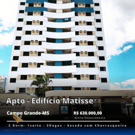 Apartamento com 2 Quartos à Venda, 105 m² em Monte Castelo - Campo Grande