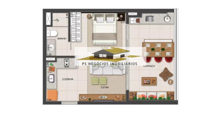 Imagem Apartamento com 1 Quarto à Venda, 41 m² em Vila Dom Pedro I - São Paulo