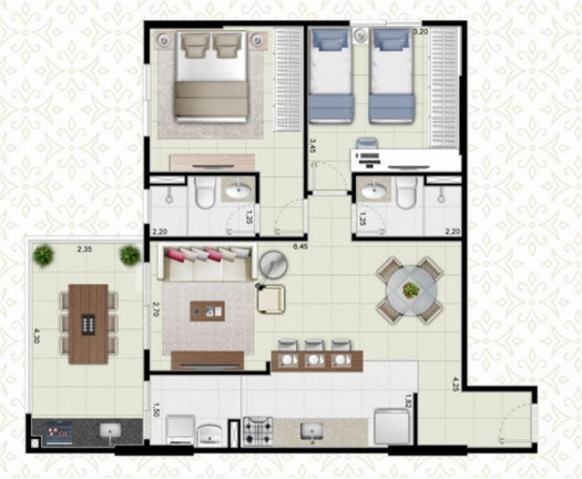 Imagem Apartamento com 2 Quartos à Venda, 75 m² em Vila Atlântica - Mongagua Imagem Apartamento com 2 Quartos à Venda, 75 m² em Vila Atlântica - Mongagua