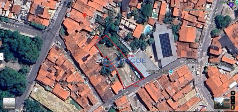 Terreno à Venda, 945 m² em Maraponga - Fortaleza