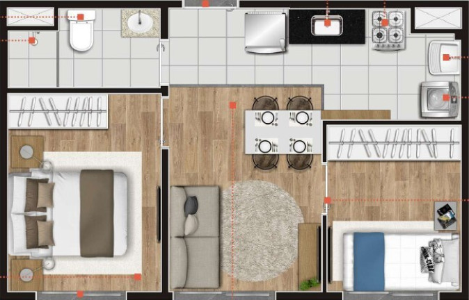 Imagem Apartamento com 2 Quartos à Venda, 34 m² em Cambuci - São Paulo Imagem Apartamento com 2 Quartos à Venda, 34 m² em Cambuci - São Paulo