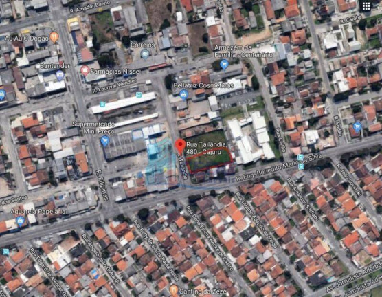 Terreno à Venda, 1.231 m² em Cajuru - Curitiba