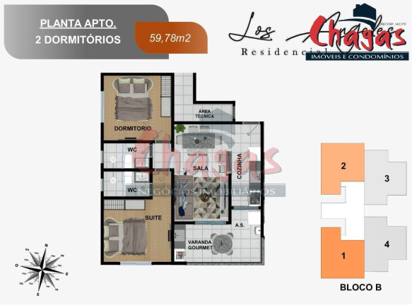 Imagem Apartamento com 2 Quartos à Venda, 59 m² em Porto Novo - Caraguatatuba Imagem Apartamento com 2 Quartos à Venda, 59 m² em Porto Novo - Caraguatatuba