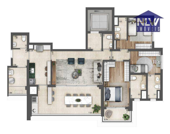 Imagem Apartamento com 3 Quartos à Venda, 132 m² em Butantã - São Paulo