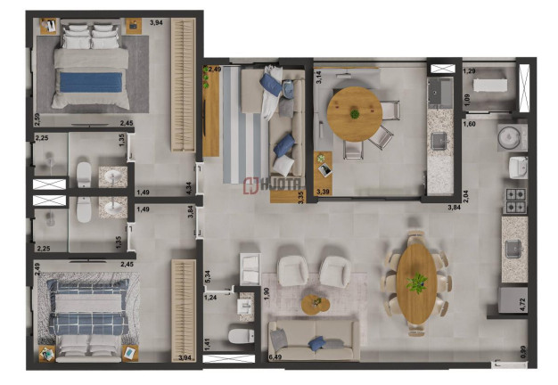 Imagem Apartamento com 3 Quartos à Venda, 95 m² em Jardim Urano - São José Do Rio Preto Imagem Apartamento com 3 Quartos à Venda, 95 m² em Jardim Urano - São José Do Rio Preto