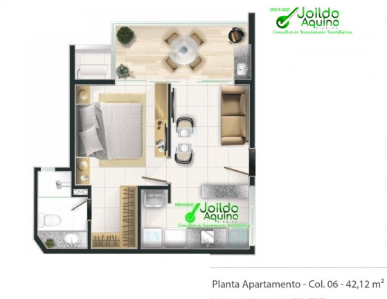 Imagem Apartamento com 1 Quarto à Venda, 38 m² em Praia De Iracema - Fortaleza