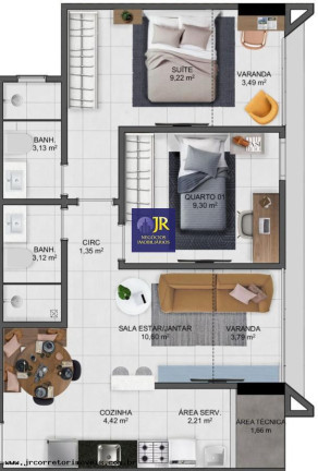Imagem Imóvel com 2 Quartos à Venda, 64 m² em Praia De Itaparica - Vila Velha Imagem Imóvel com 2 Quartos à Venda, 64 m² em Praia De Itaparica - Vila Velha