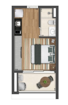 Imagem Apartamento com 1 Quarto à Venda, 36 m² em Vila Clementino - São Paulo Imagem Apartamento com 1 Quarto à Venda, 36 m² em Vila Clementino - São Paulo