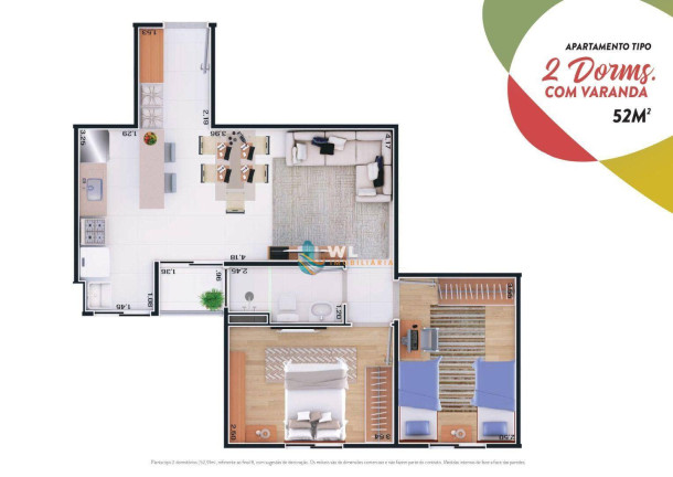 Imagem Apartamento com 2 Quartos à Venda, 49 m² em Parque Sao Roberto Ii - Cajamar Imagem Apartamento com 2 Quartos à Venda, 49 m² em Parque Sao Roberto Ii - Cajamar