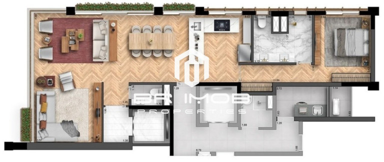 Imagem Imóvel com 2 Quartos à Venda, 105 m² em Itaim Bibi - São Paulo Imagem Imóvel com 2 Quartos à Venda, 105 m² em Itaim Bibi - São Paulo