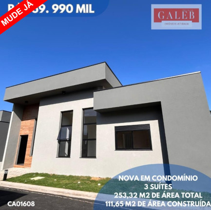 Imagem Casa com 3 Quartos à Venda, 111 m² em Condominio Solar Chacara Interlagos - Atibaia Imagem Casa com 3 Quartos à Venda, 111 m² em Condominio Solar Chacara Interlagos - Atibaia