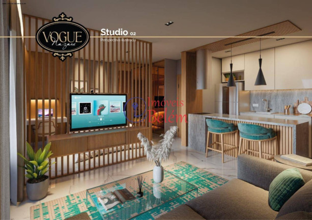 Imagem Apartamento com 1 Quarto à Venda, 40 m² em Umarizal - Belém