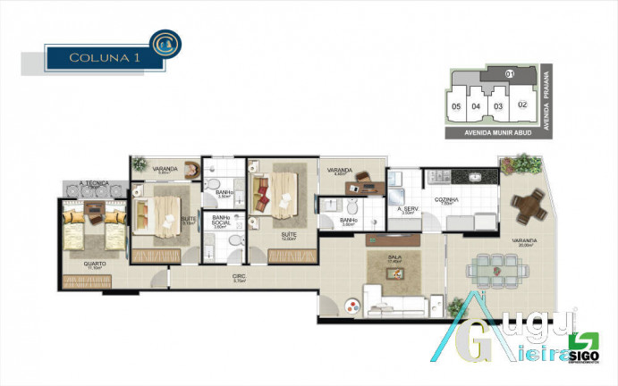 Imagem Apartamento com 3 Quartos à Venda, 112 m² em Praia Do Morro - Guarapari
