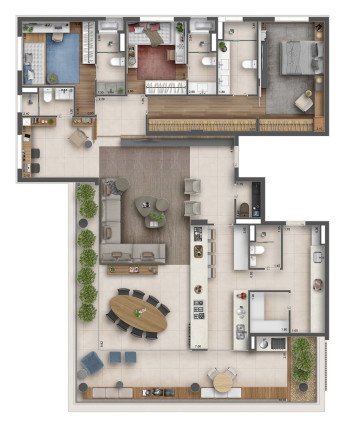 Imagem Apartamento com 3 Quartos à Venda, 194 m² em Sumaré - São Paulo
