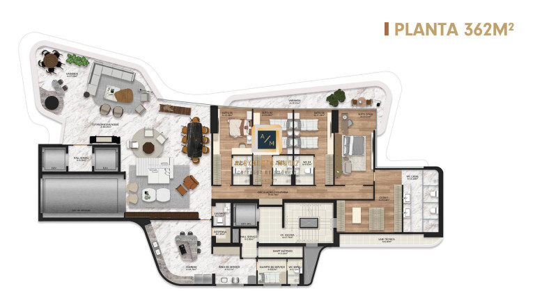 Imagem Apartamento com 5 Quartos à Venda, 365 m² em Meireles - Fortaleza Imagem Apartamento com 5 Quartos à Venda, 365 m² em Meireles - Fortaleza