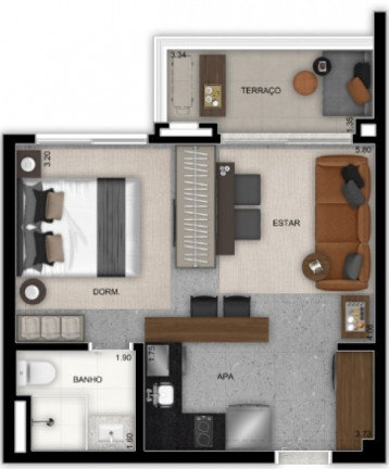 Imagem Studio com 1 Quarto à Venda, 38 m² em Jardim Paulista - São Paulo Imagem Studio com 1 Quarto à Venda, 38 m² em Jardim Paulista - São Paulo