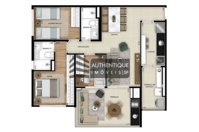 Imagem Apartamento com 2 Quartos à Venda, 63 m² em Vila Guilhermina - São Paulo Imagem Apartamento com 2 Quartos à Venda, 63 m² em Vila Guilhermina - São Paulo