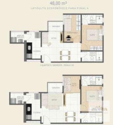 Imagem Apartamento com 2 Quartos à Venda, 50 m² em Vila Curuçá - Santo André Imagem Apartamento com 2 Quartos à Venda, 50 m² em Vila Curuçá - Santo André