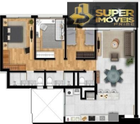 Imagem Apartamento com 3 Quartos à Venda, 186 m² em Centro - Pelotas