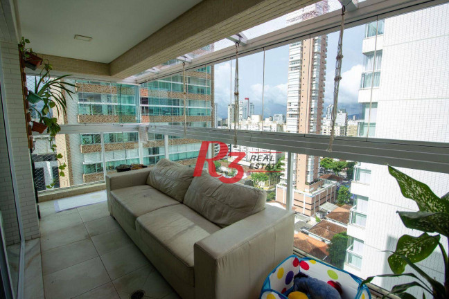 Imagem Apartamento com 3 Quartos à Venda, 127 m² em Gonzaga - Santos