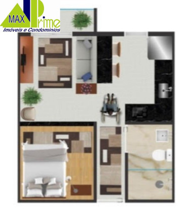 Imagem Apartamento com 1 Quarto à Venda, 35 m² em Vila Corberi - São Paulo