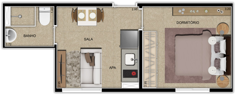 Imagem Apartamento com 1 Quarto à Venda, 24 m² em Barra Funda - São Paulo Imagem Apartamento com 1 Quarto à Venda, 24 m² em Barra Funda - São Paulo