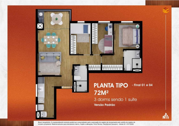 Imagem Apartamento com 2 Quartos à Venda, 72 m² em Campestre - Santo André Imagem Apartamento com 2 Quartos à Venda, 72 m² em Campestre - Santo André