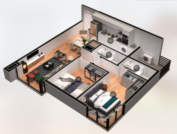 Imagem Apartamento com 2 Quartos à Venda, 65 m² em Centro - Canela Imagem Apartamento com 2 Quartos à Venda, 65 m² em Centro - Canela
