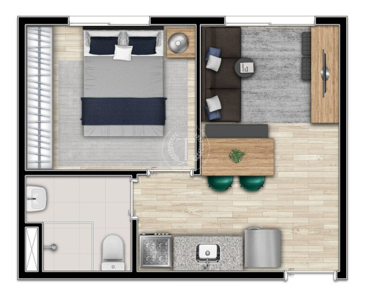 Imagem Apartamento com 1 Quarto à Venda, 26 m² em Bela Vista - São Paulo