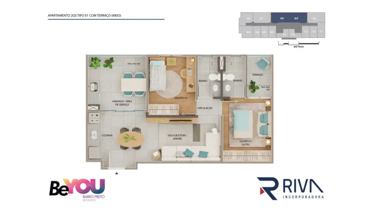Imagem Apartamento com 2 Quartos à Venda, 54 m² em Barro Preto - Belo Horizonte Imagem Apartamento com 2 Quartos à Venda, 54 m² em Barro Preto - Belo Horizonte