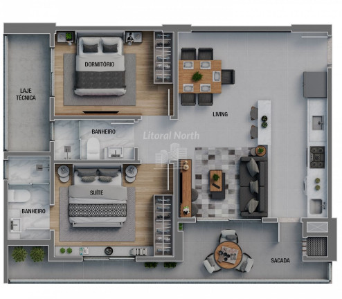 Imagem Apartamento com 2 Quartos à Venda, 77 m² em Balneário Santa Clara - Itajaí Imagem Apartamento com 2 Quartos à Venda, 77 m² em Balneário Santa Clara - Itajaí