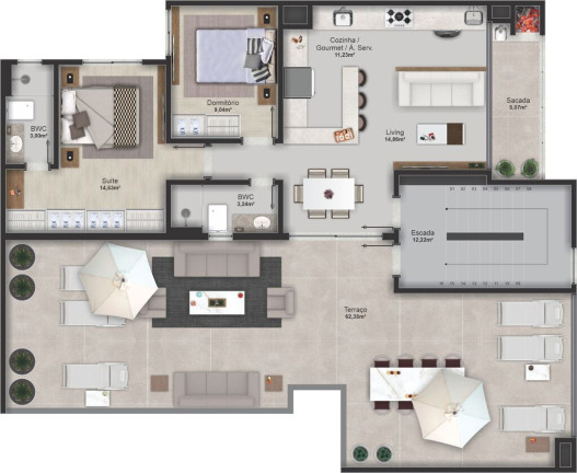 Imagem Apartamento com 2 Quartos à Venda, 71 m² em Nações - Balneário Camboriú Imagem Apartamento com 2 Quartos à Venda, 71 m² em Nações - Balneário Camboriú