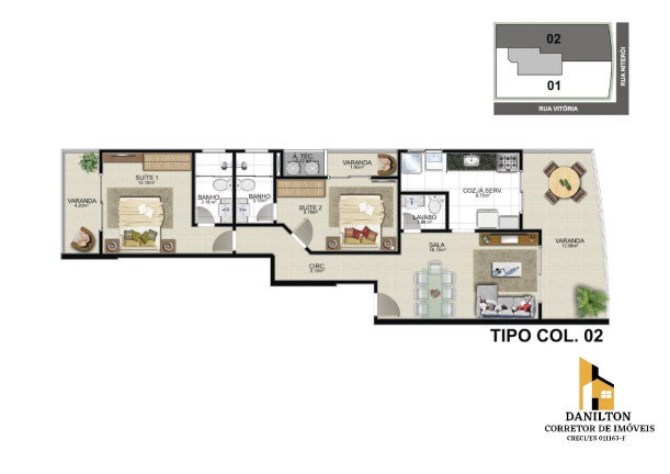 Imagem Apartamento com 3 Quartos à Venda, 89 m² em Praia Do Morro - Guarapari Imagem Apartamento com 3 Quartos à Venda, 89 m² em Praia Do Morro - Guarapari