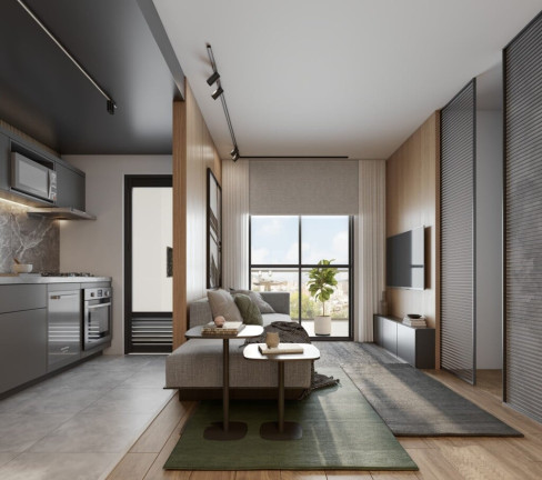 Imagem Apartamento com 2 Quartos à Venda, 55 m² em Centro - Curitiba