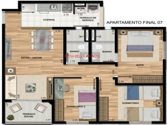 Imagem Apartamento com 2 Quartos à Venda, 52 m² em Vila Municipal - Jundiaí Imagem Apartamento com 2 Quartos à Venda, 52 m² em Vila Municipal - Jundiaí