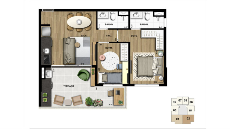 Imagem Apartamento com 2 Quartos à Venda, 65 m² em Campo Belo - São Paulo Imagem Apartamento com 2 Quartos à Venda, 65 m² em Campo Belo - São Paulo