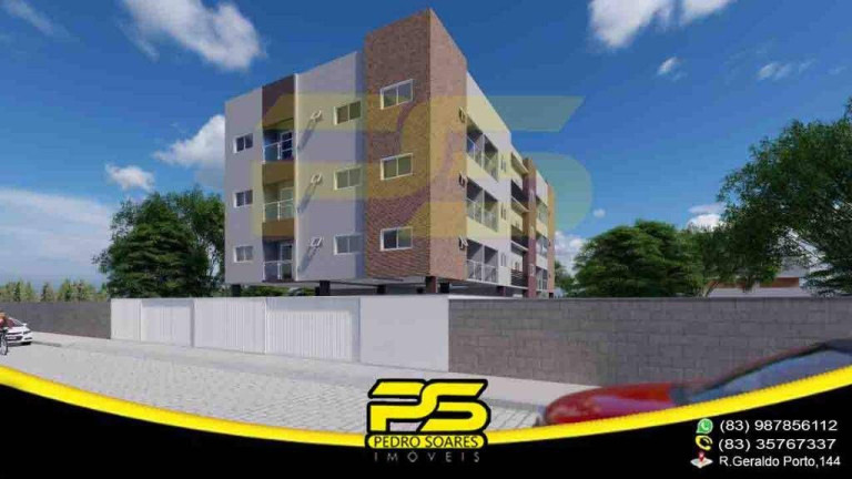 Imagem Apartamento com 2 Quartos à Venda, 55 m² em João Paulo Ii - João Pessoa