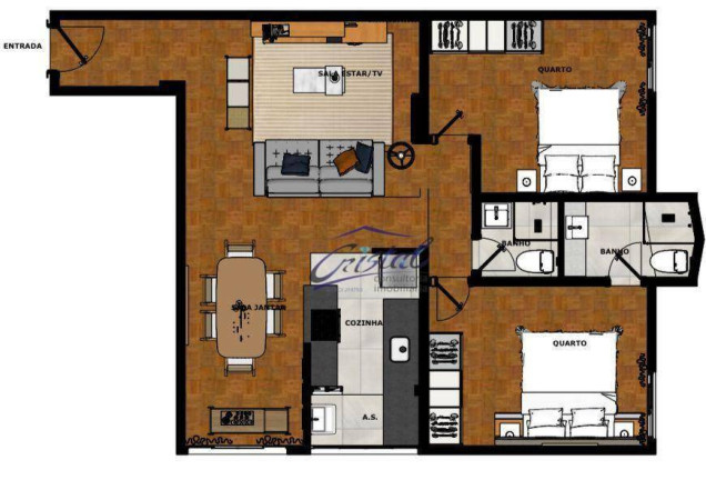 Imagem Apartamento com 2 Quartos à Venda, 73 m² em Pinheiros - São Paulo