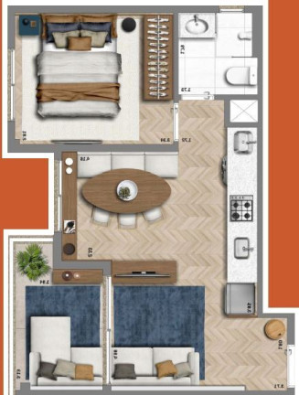 Imagem Apartamento com 2 Quartos à Venda, 39 m² em Butantã - São Paulo Imagem Apartamento com 2 Quartos à Venda, 39 m² em Butantã - São Paulo