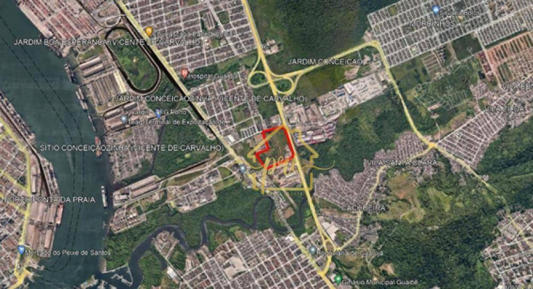 Terreno à Venda, 93.003 m² em Sítio Paecara (vicente De Carvalho) - Guarujá